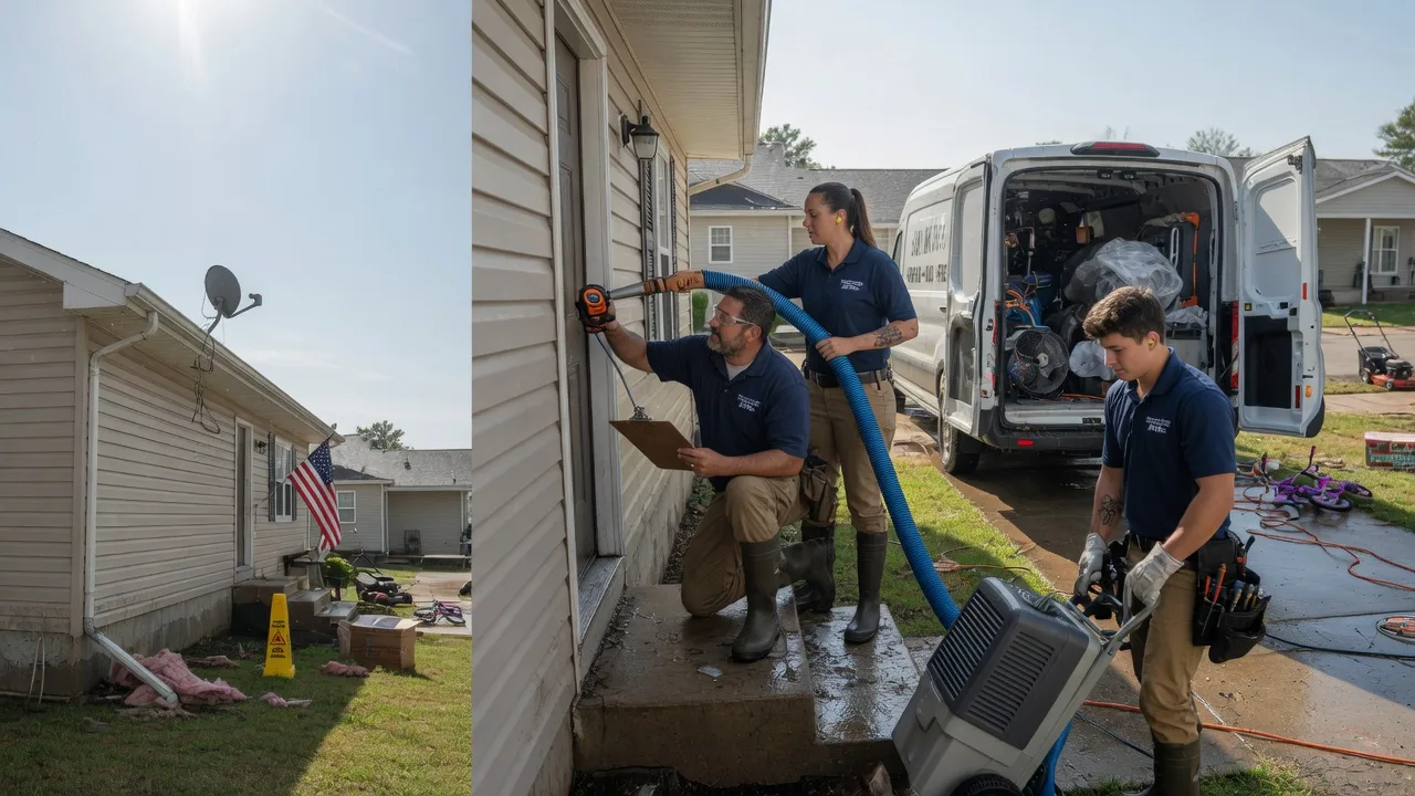 Ceiling Water Damage Restoration in Clarksville, MI near me
